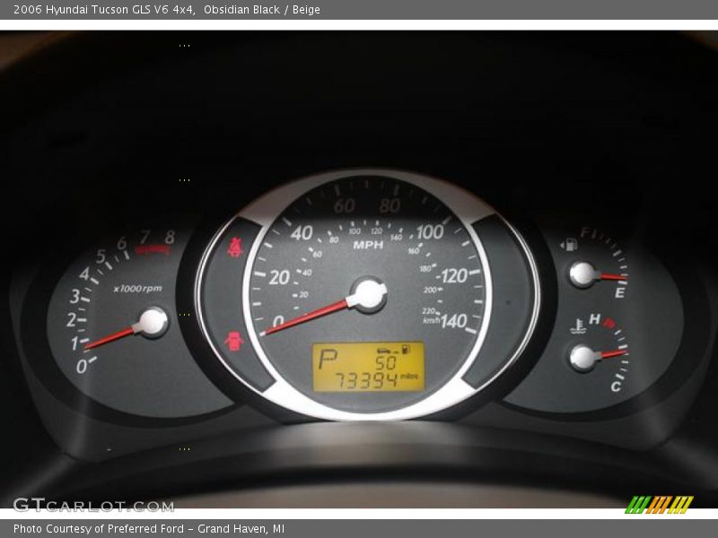 Obsidian Black / Beige 2006 Hyundai Tucson GLS V6 4x4