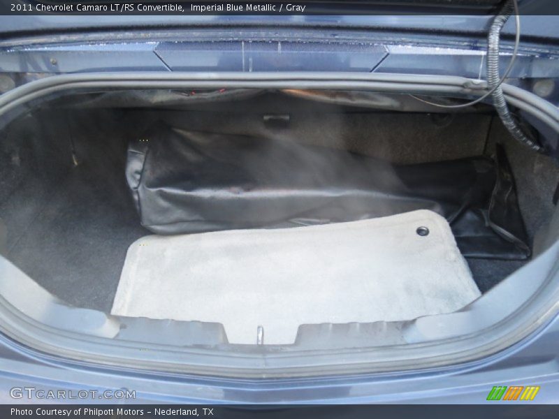 Imperial Blue Metallic / Gray 2011 Chevrolet Camaro LT/RS Convertible