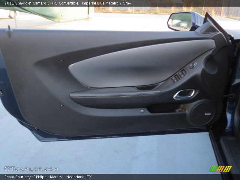 Imperial Blue Metallic / Gray 2011 Chevrolet Camaro LT/RS Convertible