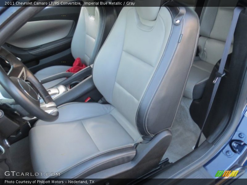 Imperial Blue Metallic / Gray 2011 Chevrolet Camaro LT/RS Convertible