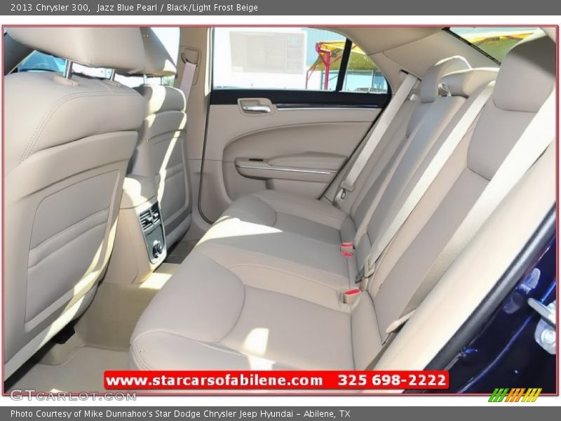 Jazz Blue Pearl / Black/Light Frost Beige 2013 Chrysler 300