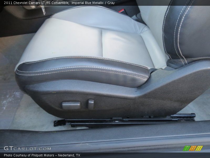 Imperial Blue Metallic / Gray 2011 Chevrolet Camaro LT/RS Convertible