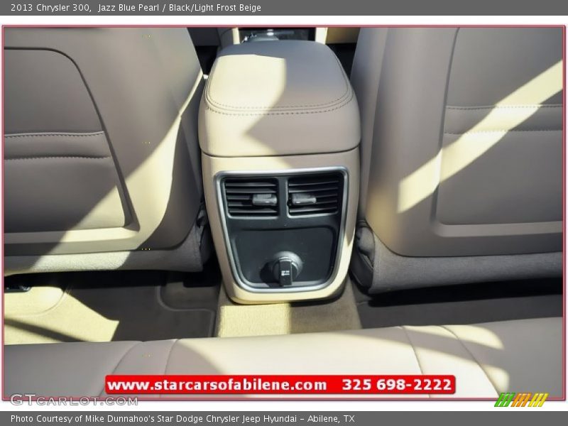 Jazz Blue Pearl / Black/Light Frost Beige 2013 Chrysler 300