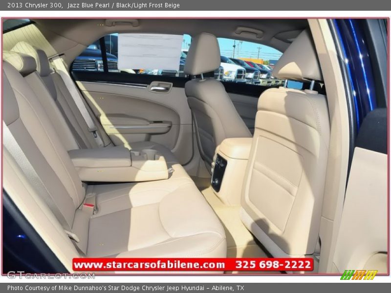 Jazz Blue Pearl / Black/Light Frost Beige 2013 Chrysler 300
