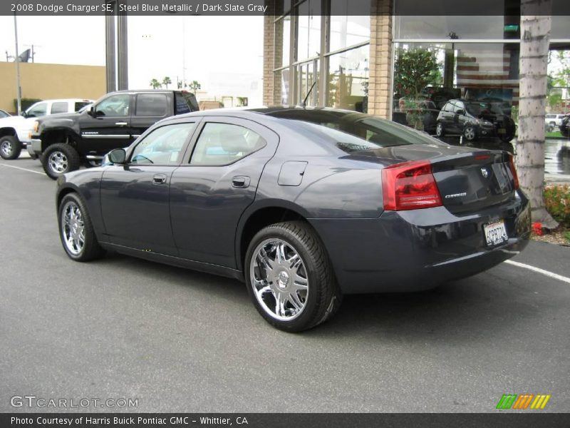 Steel Blue Metallic / Dark Slate Gray 2008 Dodge Charger SE