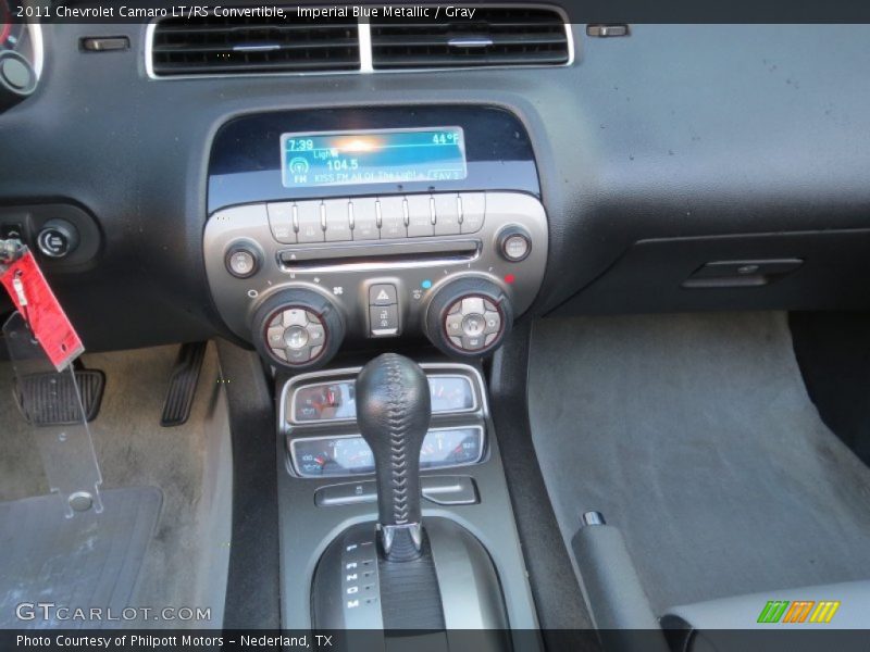 Imperial Blue Metallic / Gray 2011 Chevrolet Camaro LT/RS Convertible