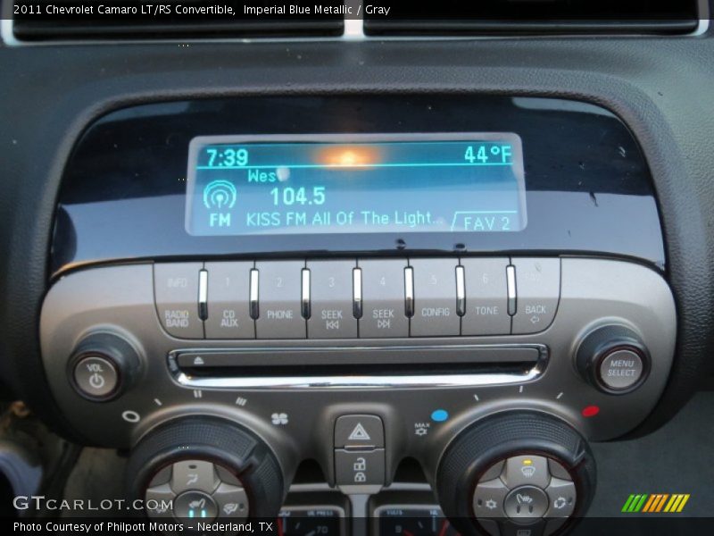 Imperial Blue Metallic / Gray 2011 Chevrolet Camaro LT/RS Convertible