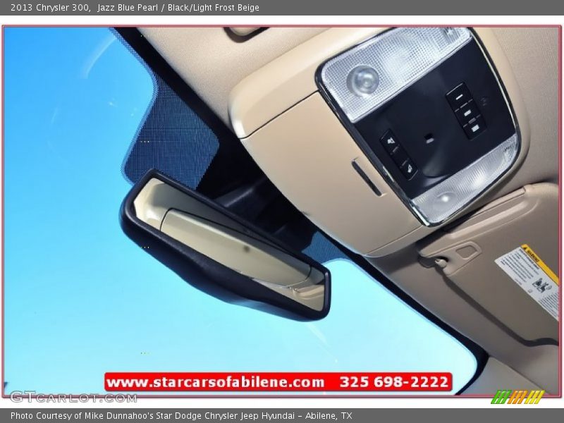 Jazz Blue Pearl / Black/Light Frost Beige 2013 Chrysler 300