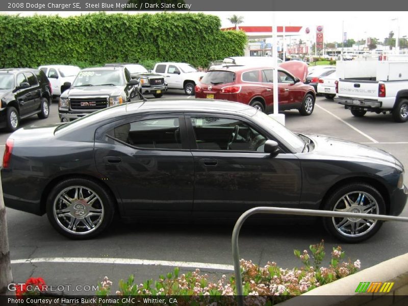 Steel Blue Metallic / Dark Slate Gray 2008 Dodge Charger SE