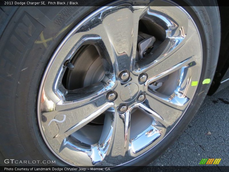 Pitch Black / Black 2013 Dodge Charger SE