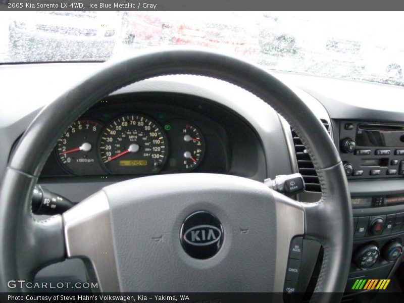 Ice Blue Metallic / Gray 2005 Kia Sorento LX 4WD