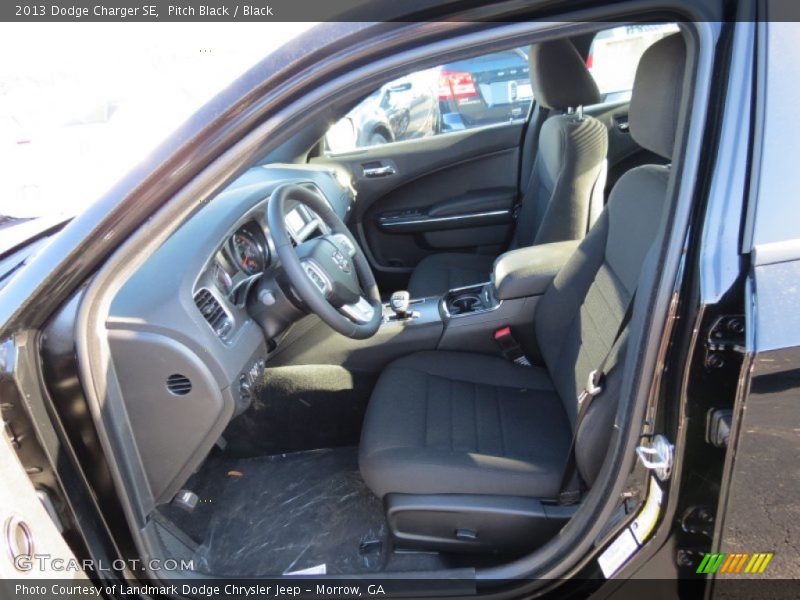 Pitch Black / Black 2013 Dodge Charger SE