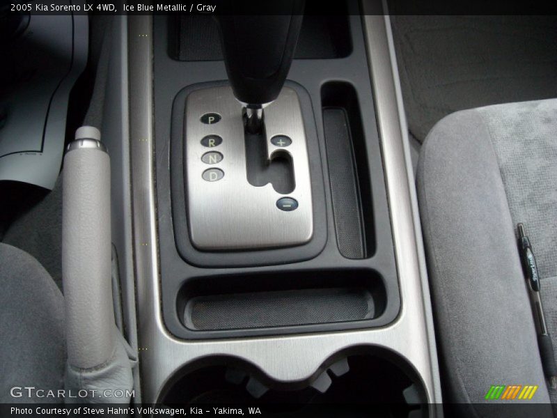 Ice Blue Metallic / Gray 2005 Kia Sorento LX 4WD