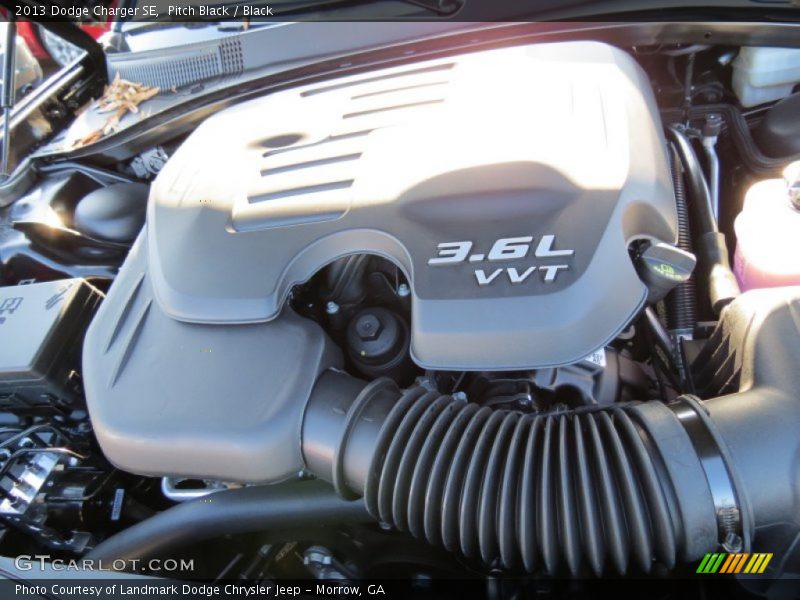 Pitch Black / Black 2013 Dodge Charger SE