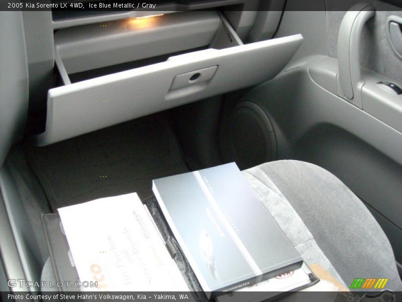 Ice Blue Metallic / Gray 2005 Kia Sorento LX 4WD