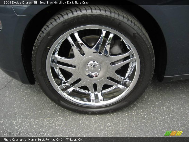 Steel Blue Metallic / Dark Slate Gray 2008 Dodge Charger SE