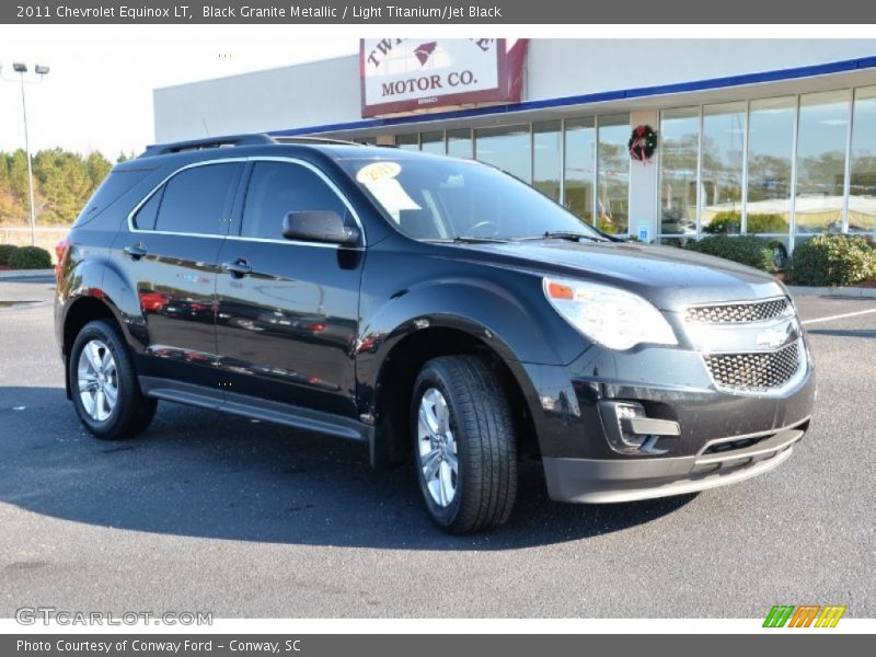 Black Granite Metallic / Light Titanium/Jet Black 2011 Chevrolet Equinox LT