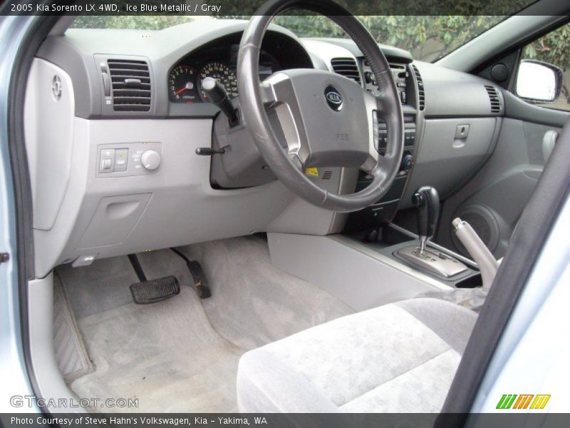 Ice Blue Metallic / Gray 2005 Kia Sorento LX 4WD