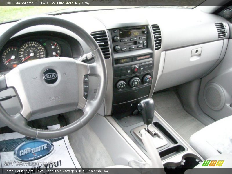 Ice Blue Metallic / Gray 2005 Kia Sorento LX 4WD