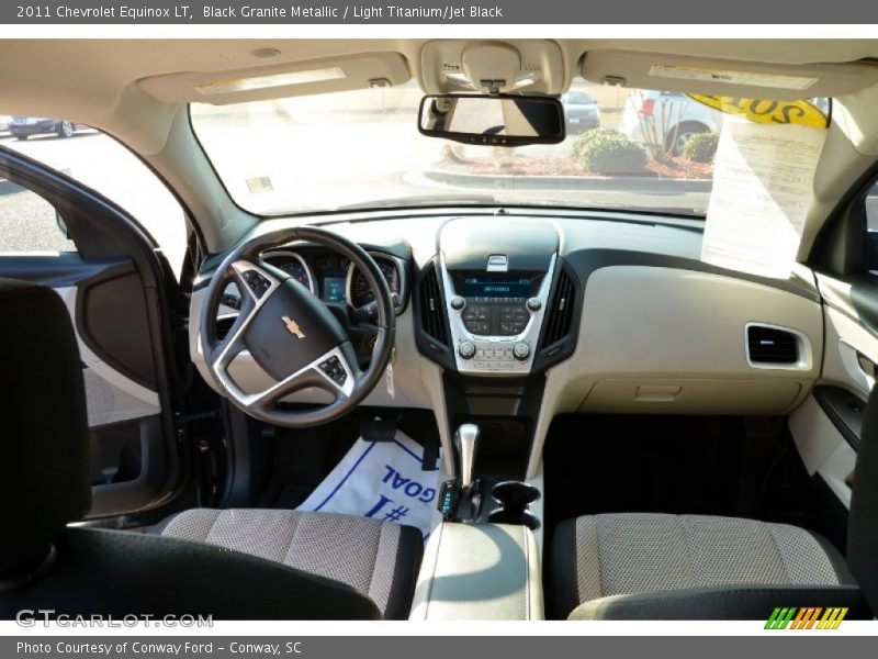 Black Granite Metallic / Light Titanium/Jet Black 2011 Chevrolet Equinox LT