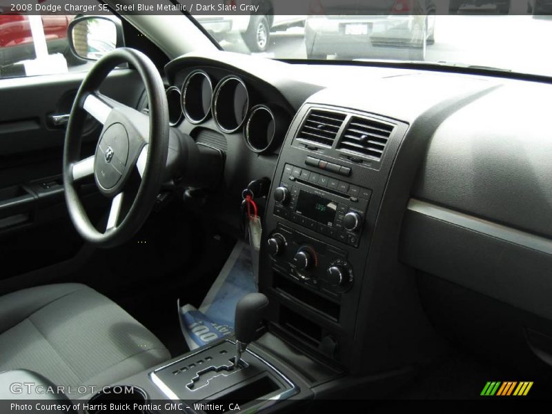 Steel Blue Metallic / Dark Slate Gray 2008 Dodge Charger SE