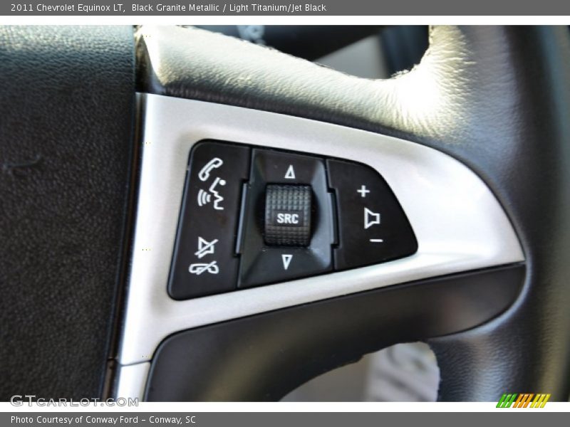 Black Granite Metallic / Light Titanium/Jet Black 2011 Chevrolet Equinox LT