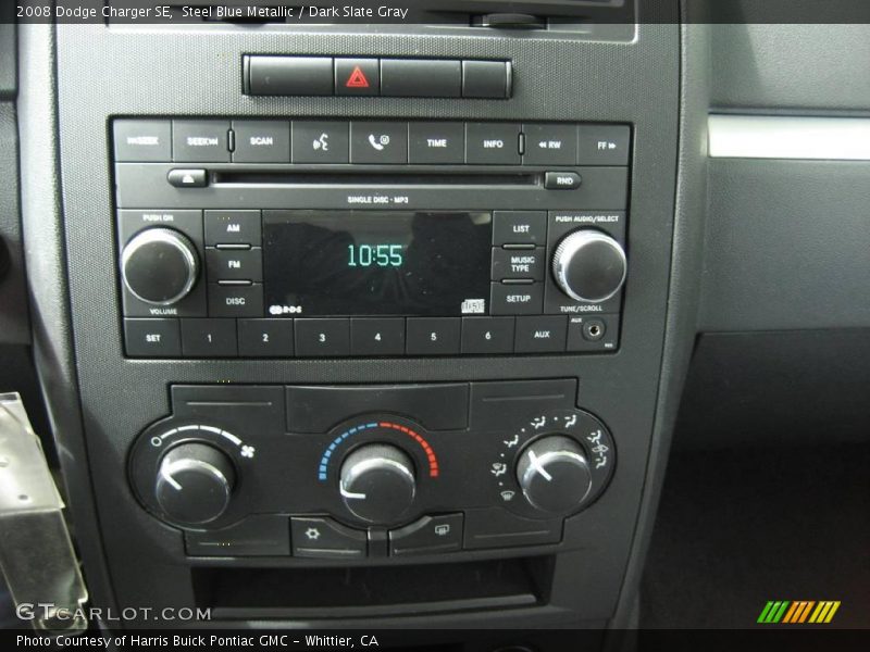 Steel Blue Metallic / Dark Slate Gray 2008 Dodge Charger SE