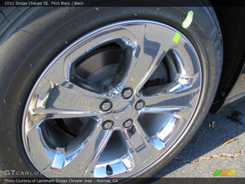 Pitch Black / Black 2013 Dodge Charger SE
