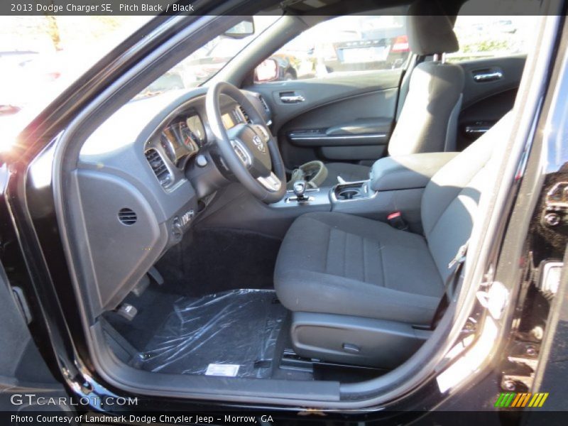 Pitch Black / Black 2013 Dodge Charger SE