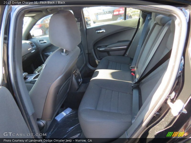 Pitch Black / Black 2013 Dodge Charger SE