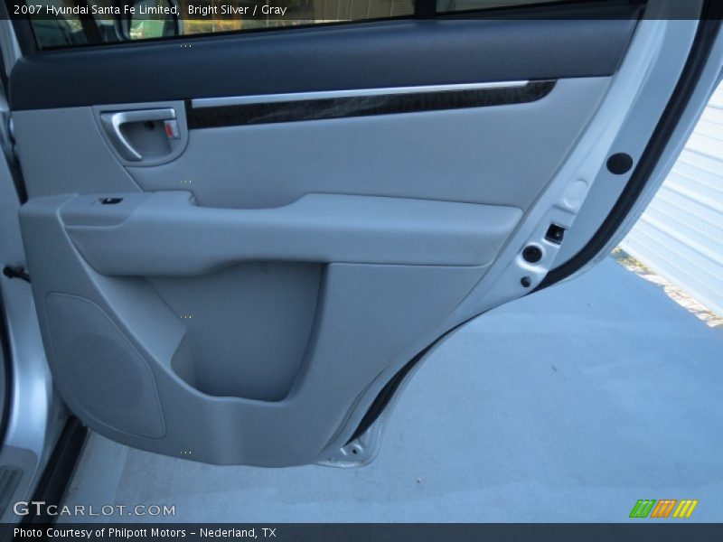 Bright Silver / Gray 2007 Hyundai Santa Fe Limited