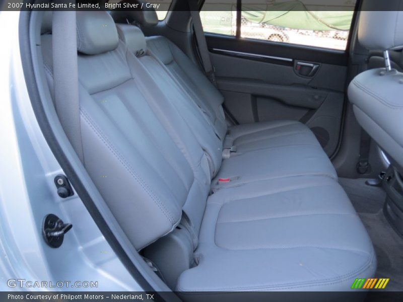 Bright Silver / Gray 2007 Hyundai Santa Fe Limited