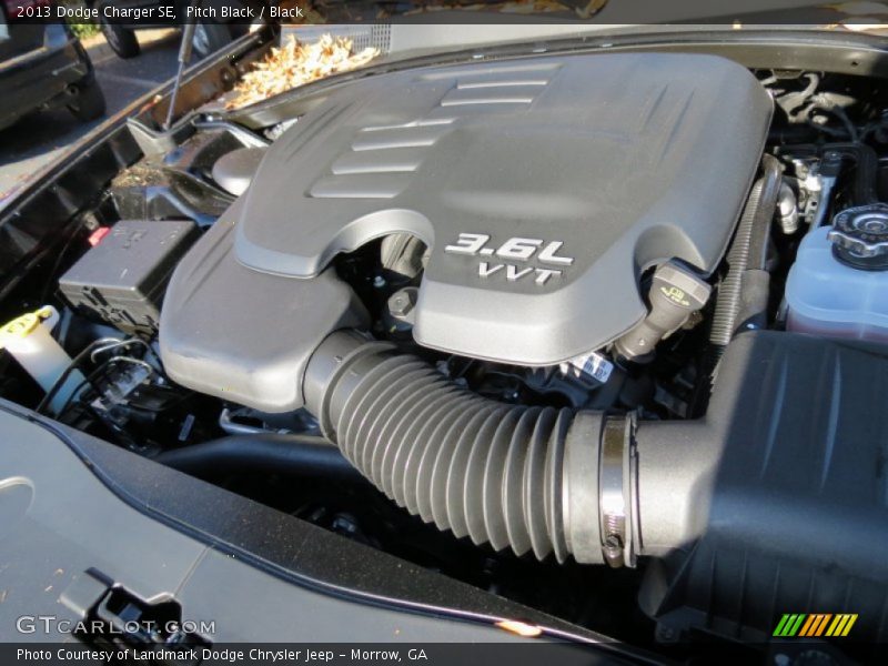 Pitch Black / Black 2013 Dodge Charger SE