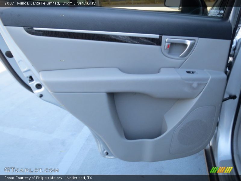 Bright Silver / Gray 2007 Hyundai Santa Fe Limited