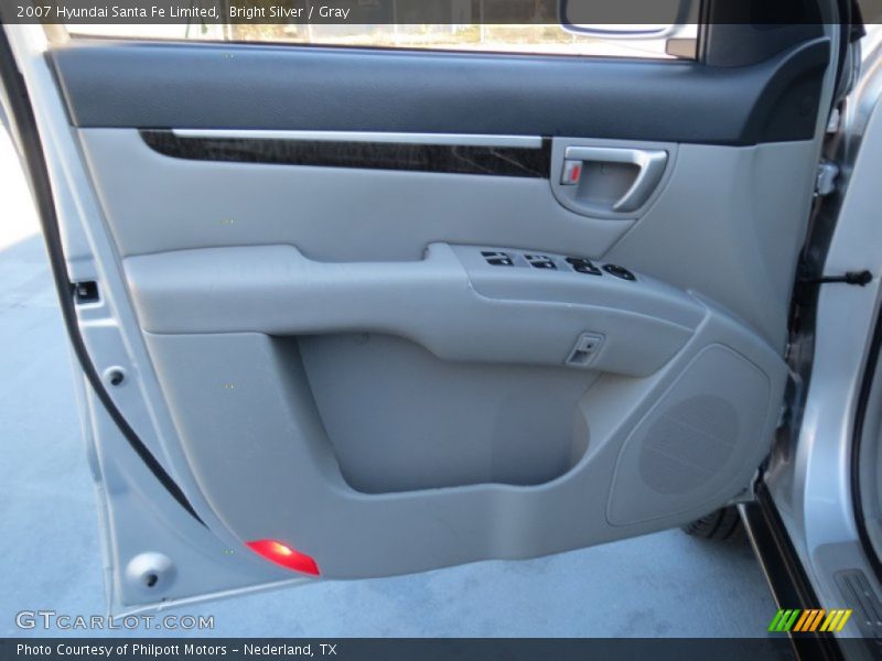 Bright Silver / Gray 2007 Hyundai Santa Fe Limited