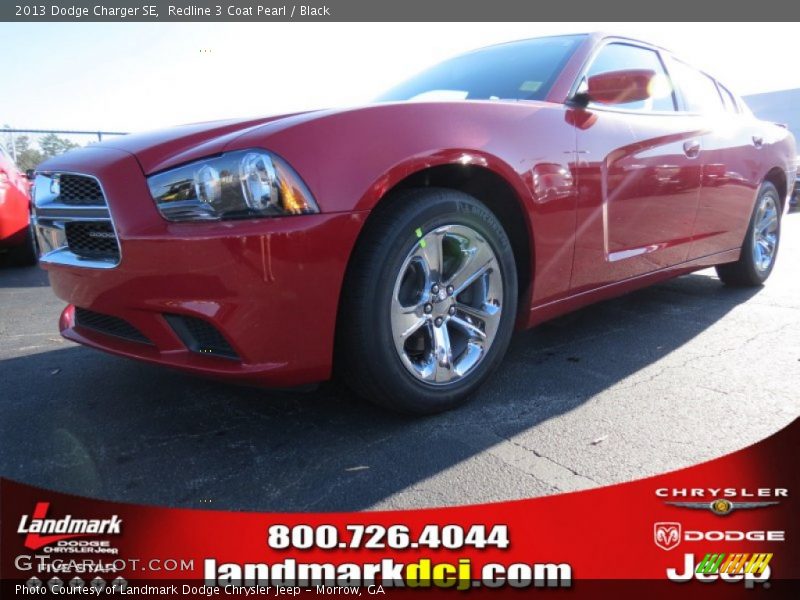 Redline 3 Coat Pearl / Black 2013 Dodge Charger SE