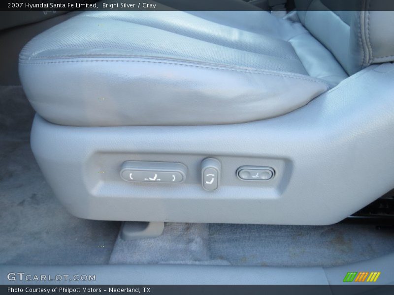 Bright Silver / Gray 2007 Hyundai Santa Fe Limited