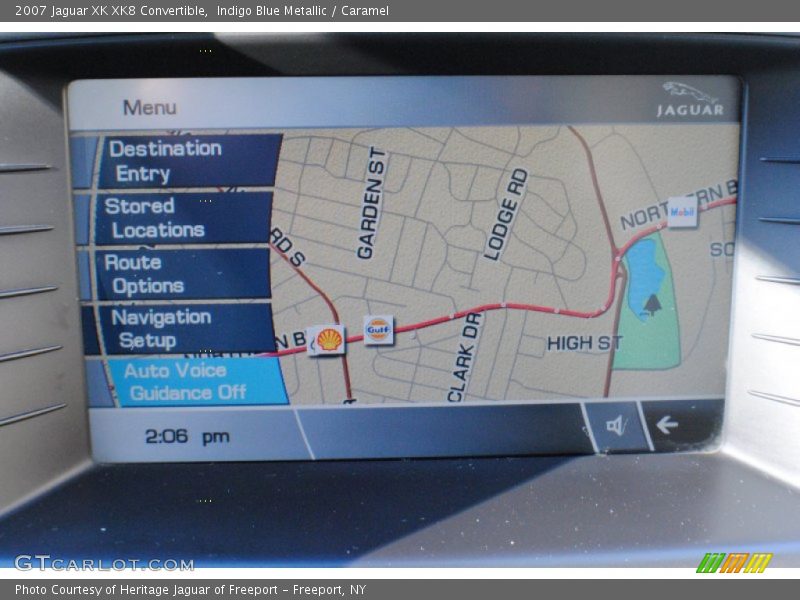 Navigation of 2007 XK XK8 Convertible