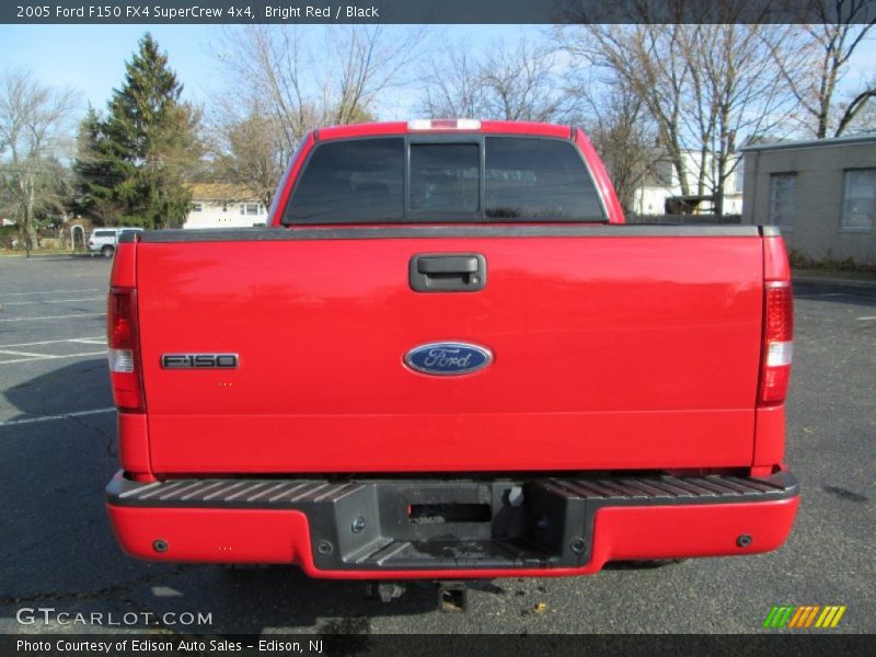 Bright Red / Black 2005 Ford F150 FX4 SuperCrew 4x4