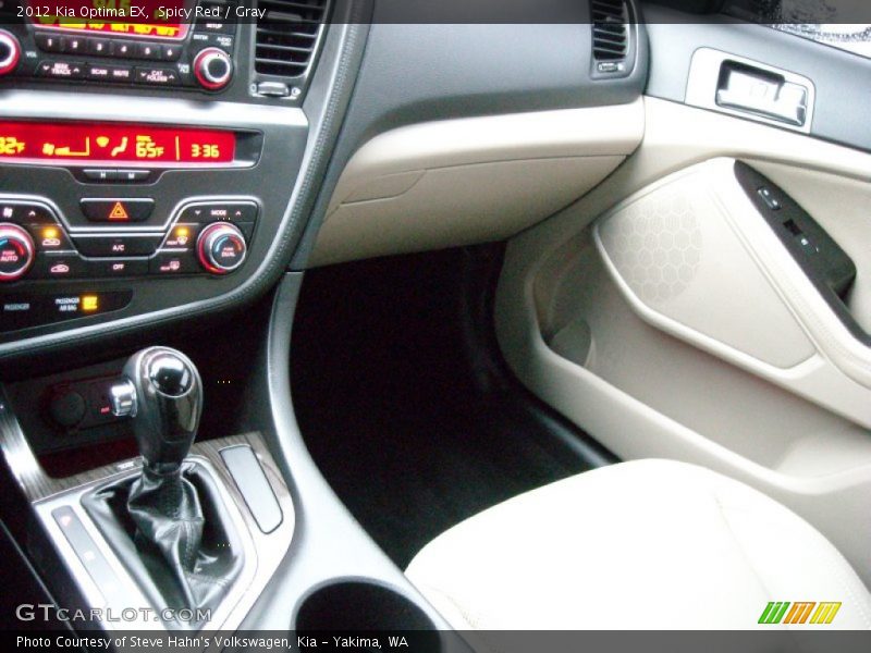 Spicy Red / Gray 2012 Kia Optima EX