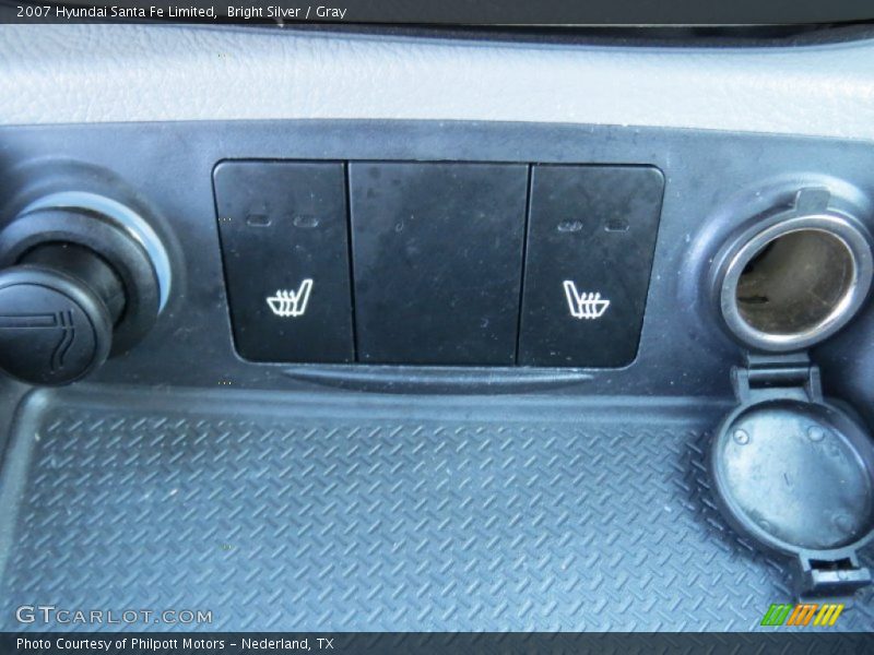 Bright Silver / Gray 2007 Hyundai Santa Fe Limited