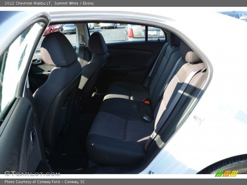 Summit White / Ebony 2012 Chevrolet Malibu LT