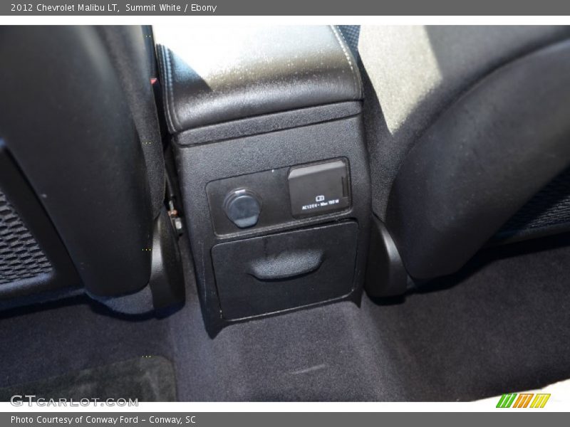 Summit White / Ebony 2012 Chevrolet Malibu LT