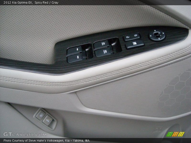 Spicy Red / Gray 2012 Kia Optima EX