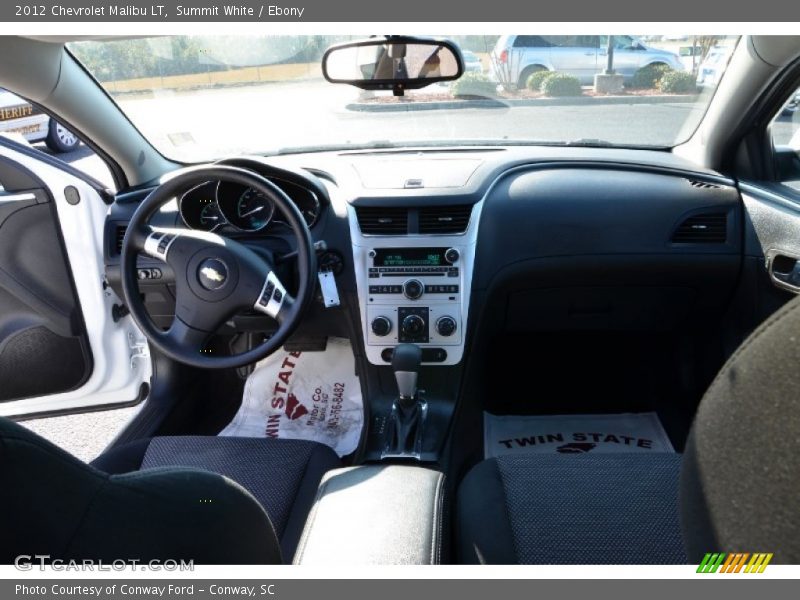 Summit White / Ebony 2012 Chevrolet Malibu LT