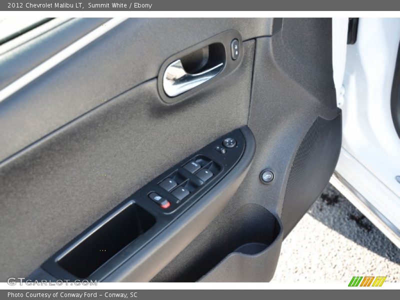 Summit White / Ebony 2012 Chevrolet Malibu LT
