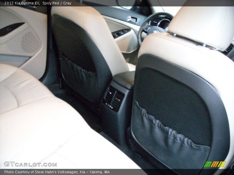 Spicy Red / Gray 2012 Kia Optima EX
