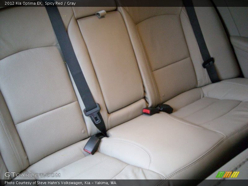 Spicy Red / Gray 2012 Kia Optima EX