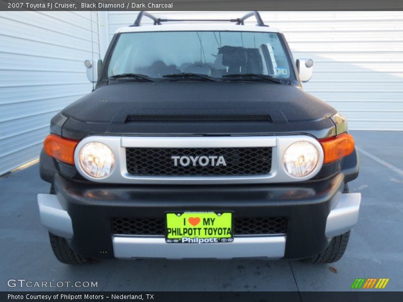 Black Diamond / Dark Charcoal 2007 Toyota FJ Cruiser