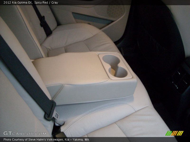 Spicy Red / Gray 2012 Kia Optima EX
